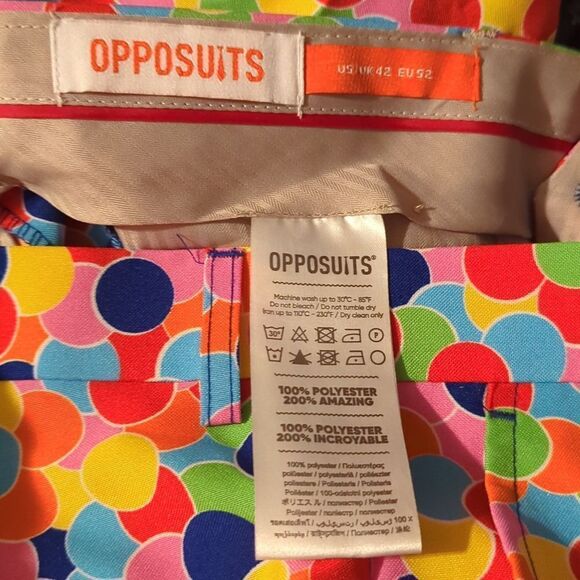Opposuits men's rainbow confetti polka dot pants‎ - Picture 3 of 9